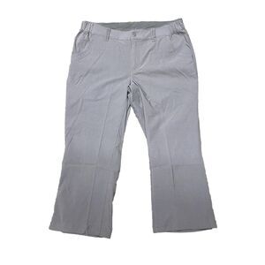 Duluth Trading Womens Capri Nylon Pants Size 10 Grey Hiking Stretch